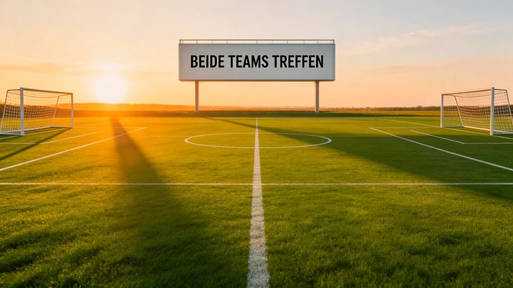 Zwei Fußbälle fliegen gleichzeitig in beide Tore