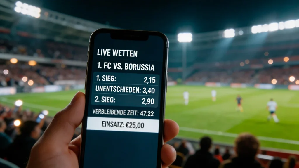 Live Wetten Strategie Fußball - In-Play Taktiken für Echtzeit-Wetten
